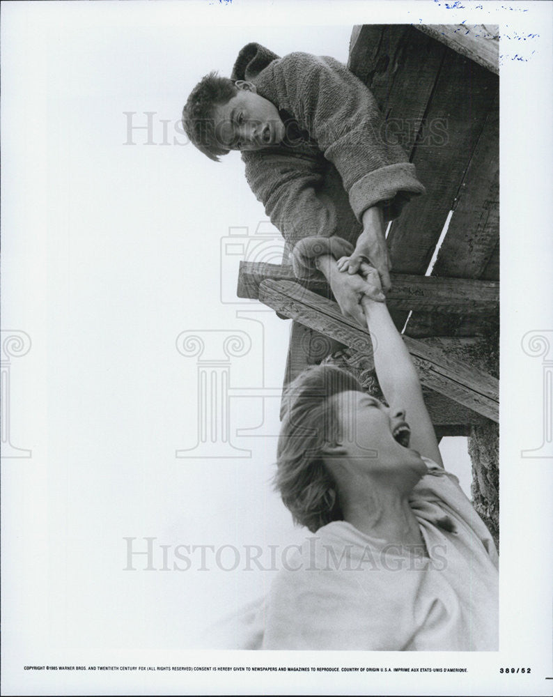 1985 Press Photo Matthew Broderick &amp; Michelle Pfeiffer in &quot;Lady Hawke&quot; - Historic Images