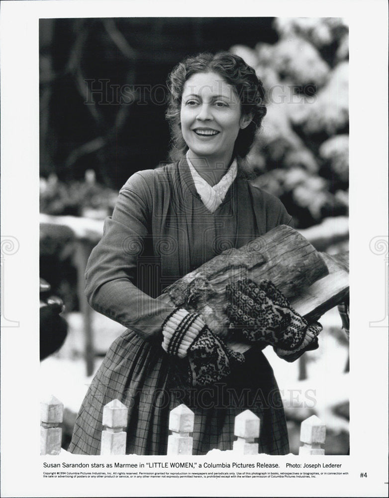 1994 Press Photo Susan Sarandon As Marmee in Little Women - Historic Images