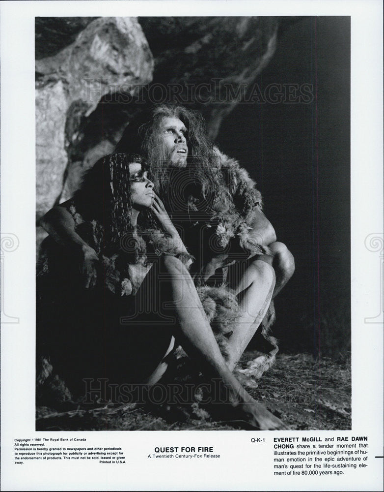 1981 Press Photo &quot;Quest For Fire&quot; - Historic Images