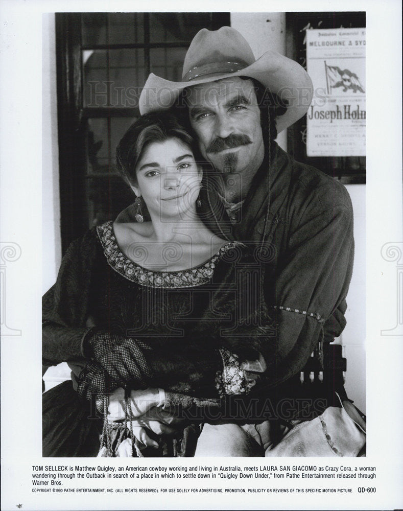 1990 Press Photo &quot;Quigley Down Under&quot; - Historic Images