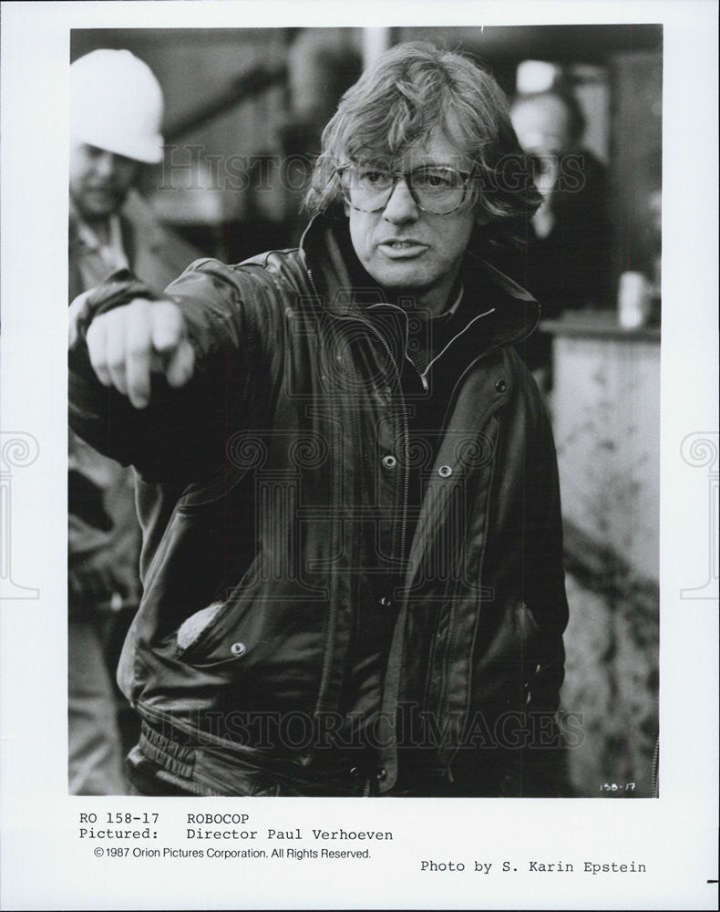 1987 Press Photo &quot;Director Paul Verhoeven&quot; - Historic Images