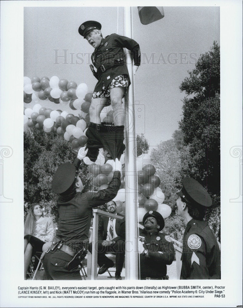 1989 Press Photo GW Bailey in &quot;Police Academy 6&quot; - Historic Images