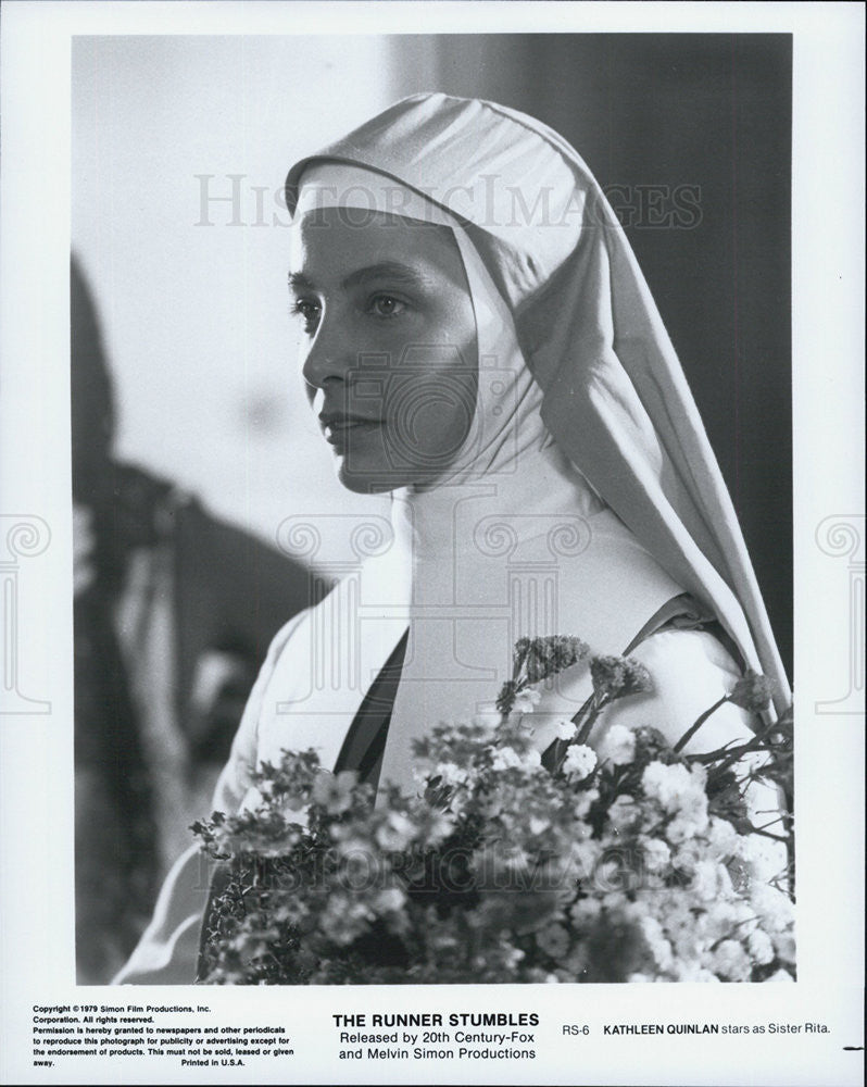 1979 Press Photo Kathleen Quinlan in &quot;The Runner Stumbles&quot; - Historic Images