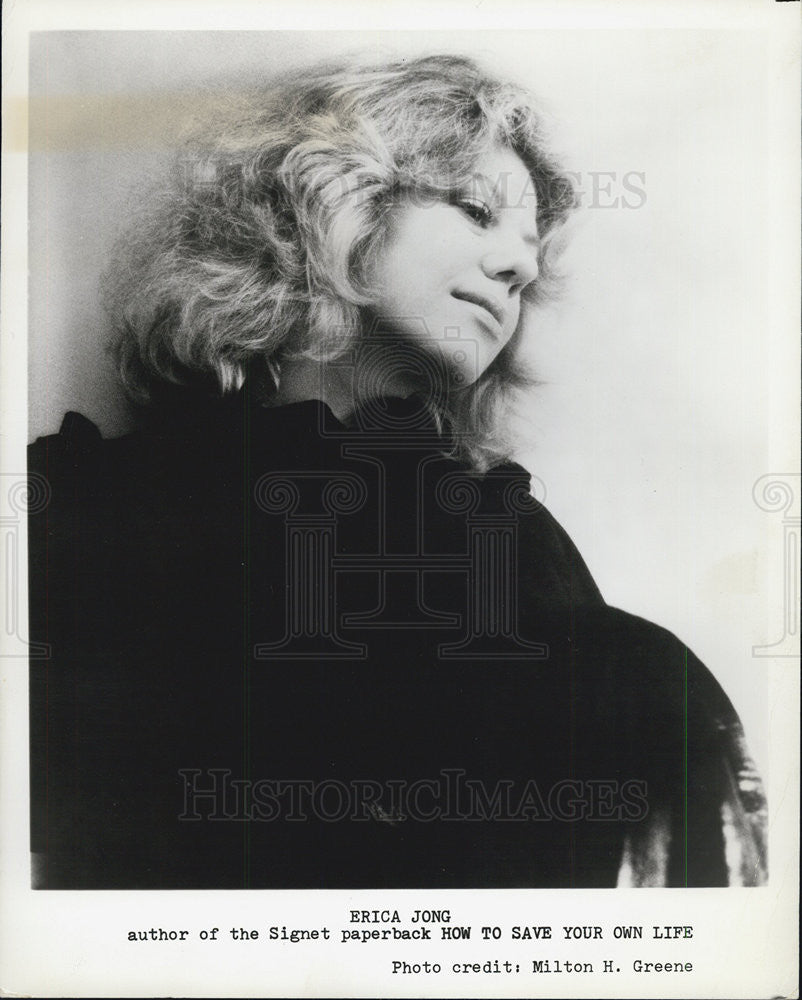 Press Photo Author Erica Jong - Historic Images