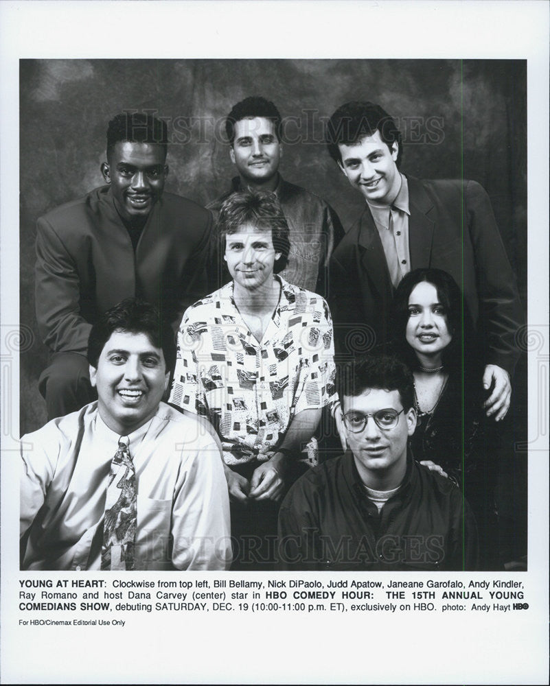 1992 Press Photo Comedians in HBO&#39;s &quot;15th Annual Young Comedians Show&quot; - Historic Images