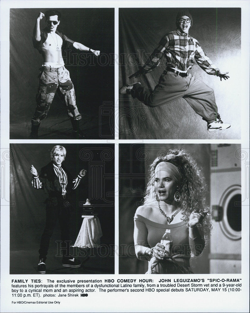 1993 Press Photo Scenes from HBO&#39;s Comdey Hour &quot;Spic-O-Rama - Historic Images