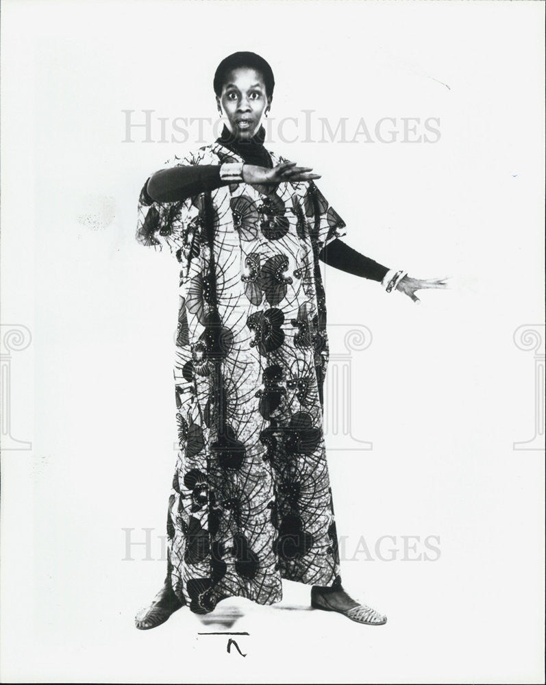 1996 Press Photo Charlotte Blake Alston Storyteller At Detroit Institute Of Arts - Historic Images