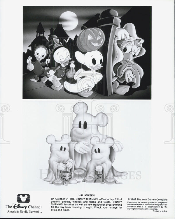 Animated Disney film Halloween 1989 vintage promo photo print ...