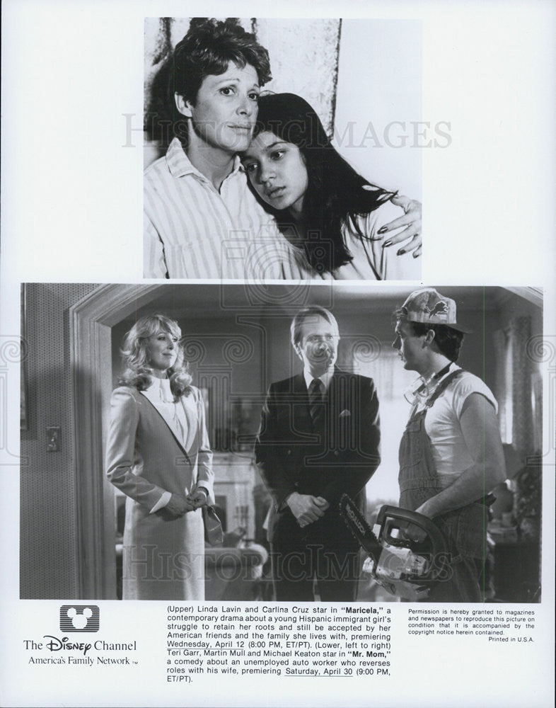 Press Photo Linda Lavin Carlina Cruz actor movie Maricela - Historic Images