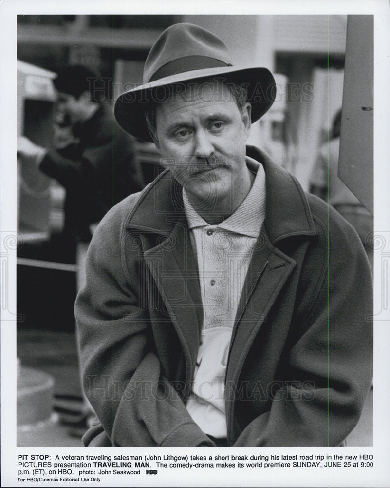 Press Photo Actor John Lithgow In HBO Pictures Presentation Traveling Man - Historic Images