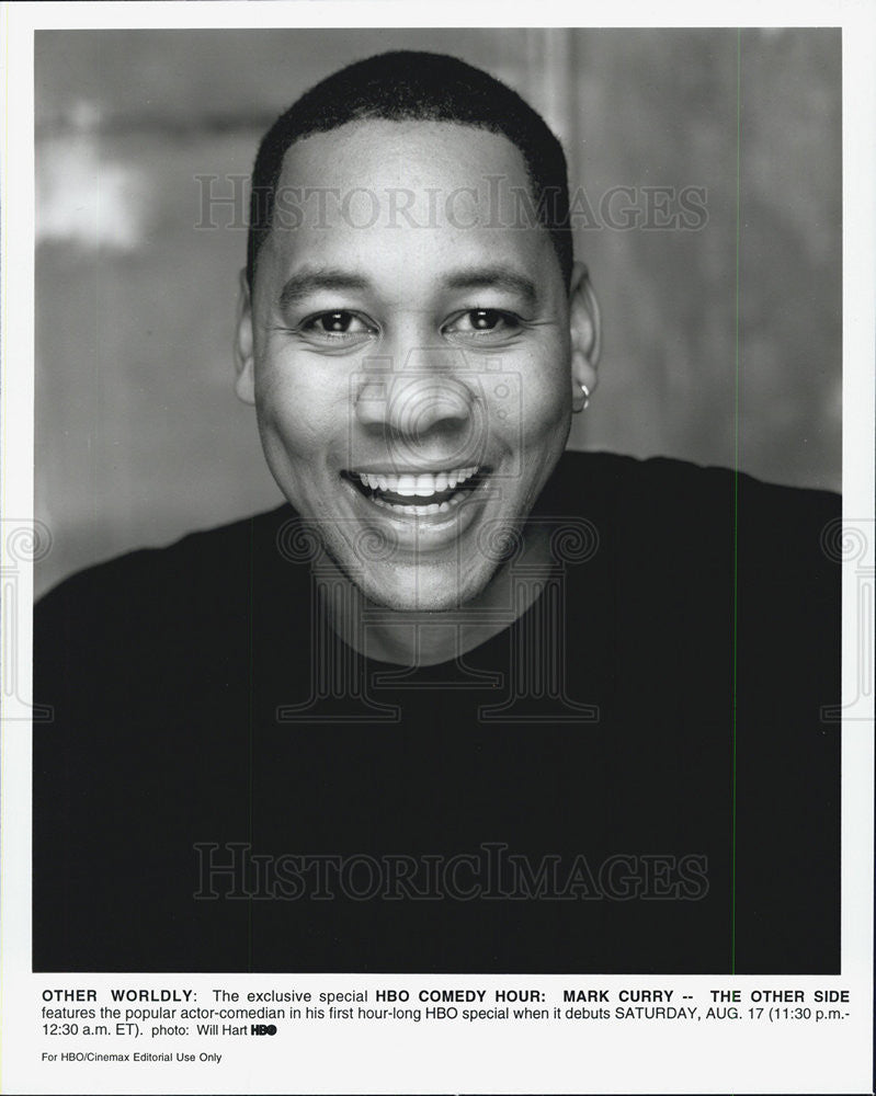 Press Photo Comedian Mark Curry Featured On HBO Comedy Hour The Other Side - Historic Images