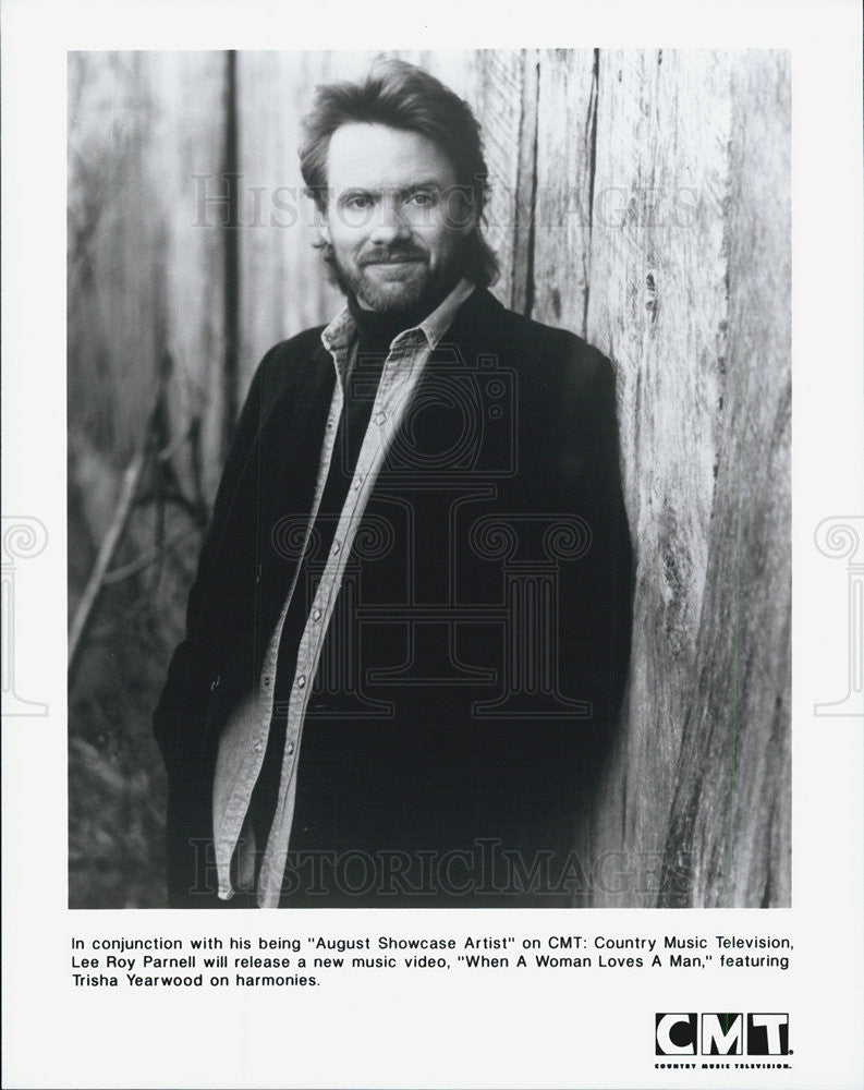 Press Photo Lee Roy Parnell CMT August Showcase Artist - Historic Images