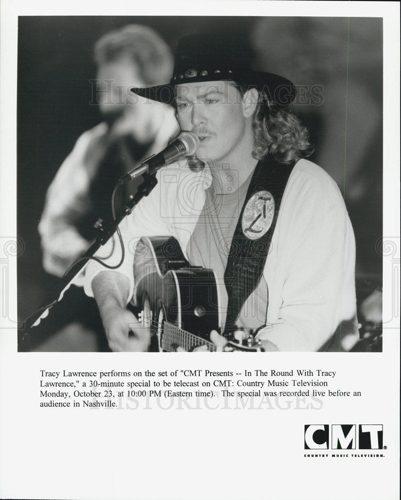 Press Photo Musician Tracy Lawrence - Historic Images