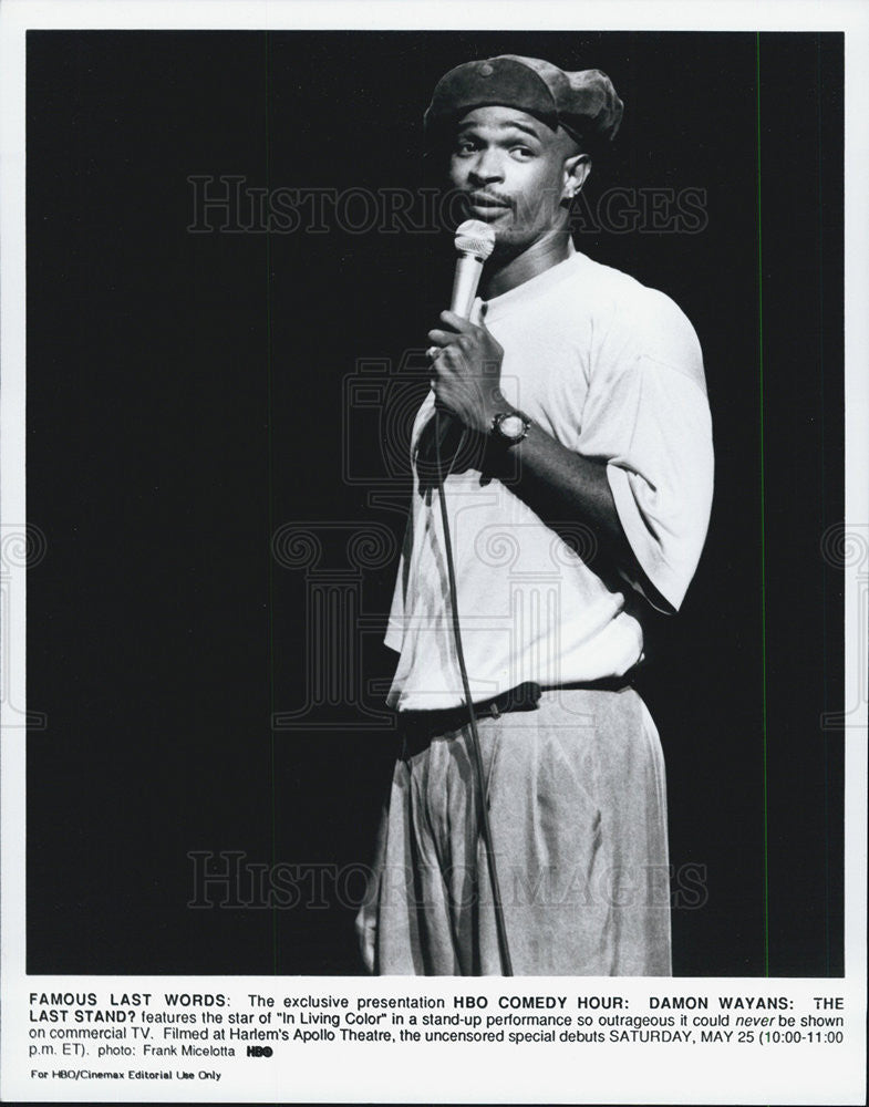 Press Photo Comedian Damon Wayans - Historic Images