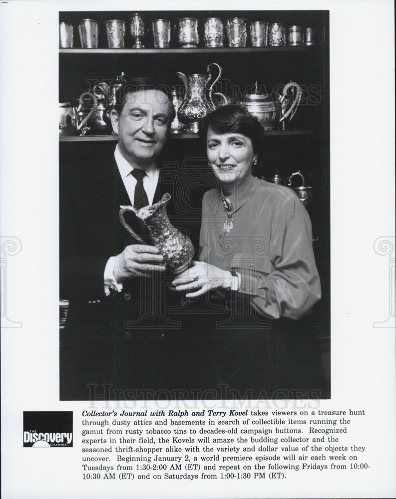 Collectors Journal with Ralph & Terry Kovel Undated vintage promo photo ...