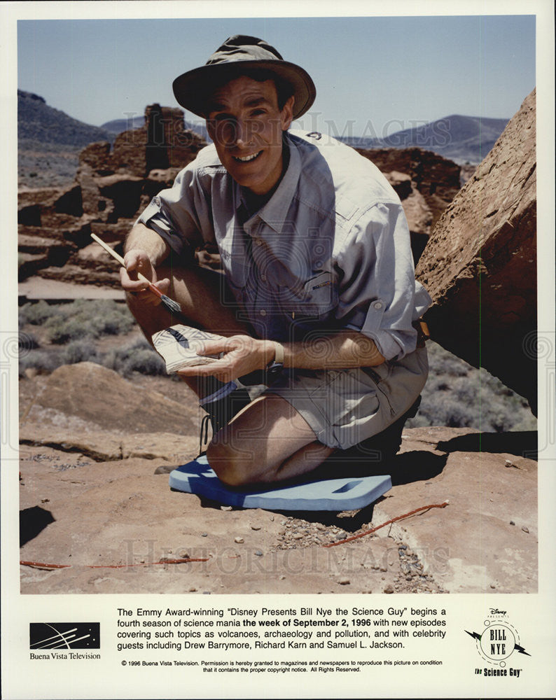 1996 Press Photo Bill Nye the Scieb=nce Guy - Historic Images