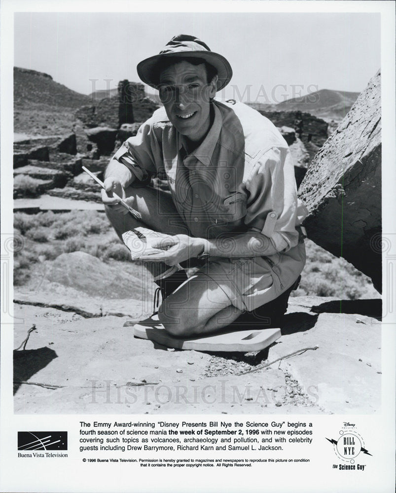 1996 Press Photo Bill Nye the Science Guy - Historic Images