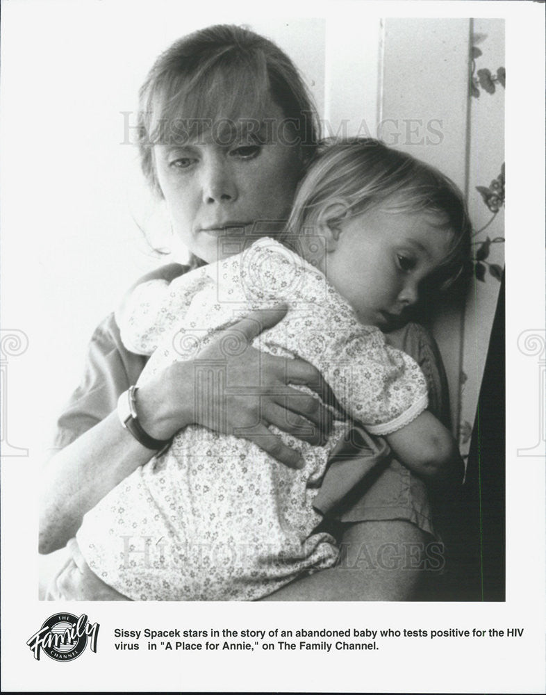 Press Photo Sissy Spacek in &quot;A Place for Annie&quot; - Historic Images