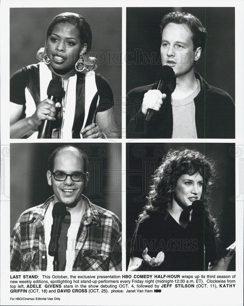 Press Photo HBO Comedy Adele Givens Jeff Stilson Kathy Griffin David Cross - Historic Images