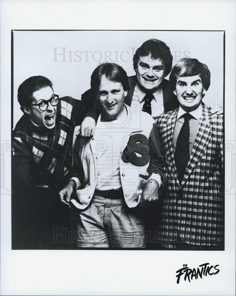 Press Photo The Frantics Canadian Comedy Paul Chato Rick Green Dan Redican Troup - Historic Images