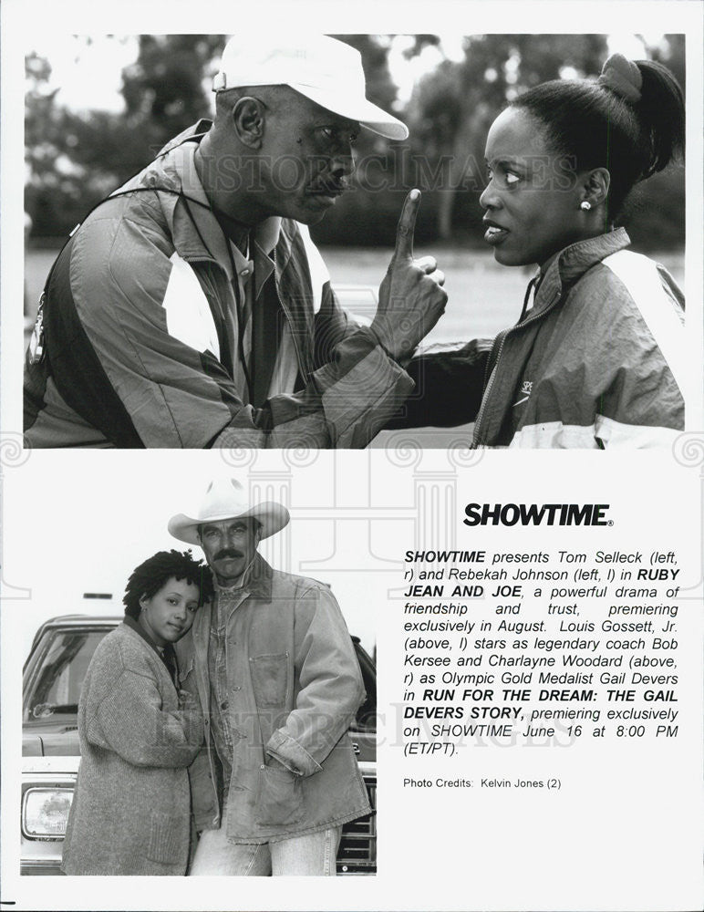 Press Photo &quot;Ruby Jean and Joe&quot; &quot;Run for the Dream: The Gail Devers Story&quot; - Historic Images