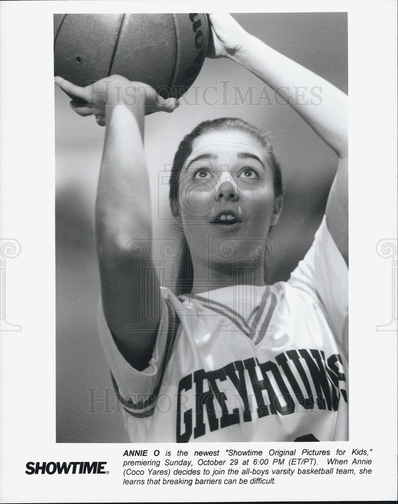 1996 Press Photo Coco Yates stars in &quot;Annie O&quot; - Historic Images