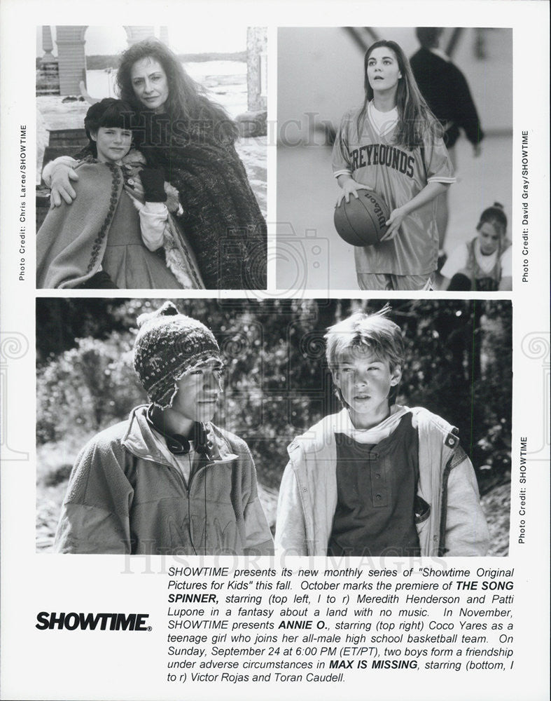 Fall Showtime Showtime Specials for Fall The Song Spinner, Annie O 1996 vintage promo ...