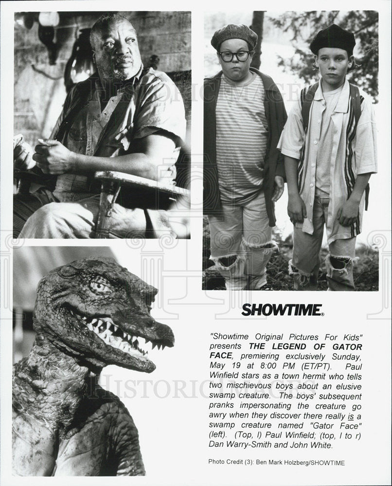 Press Photo "The Legend of Gator Face" - Historic Images