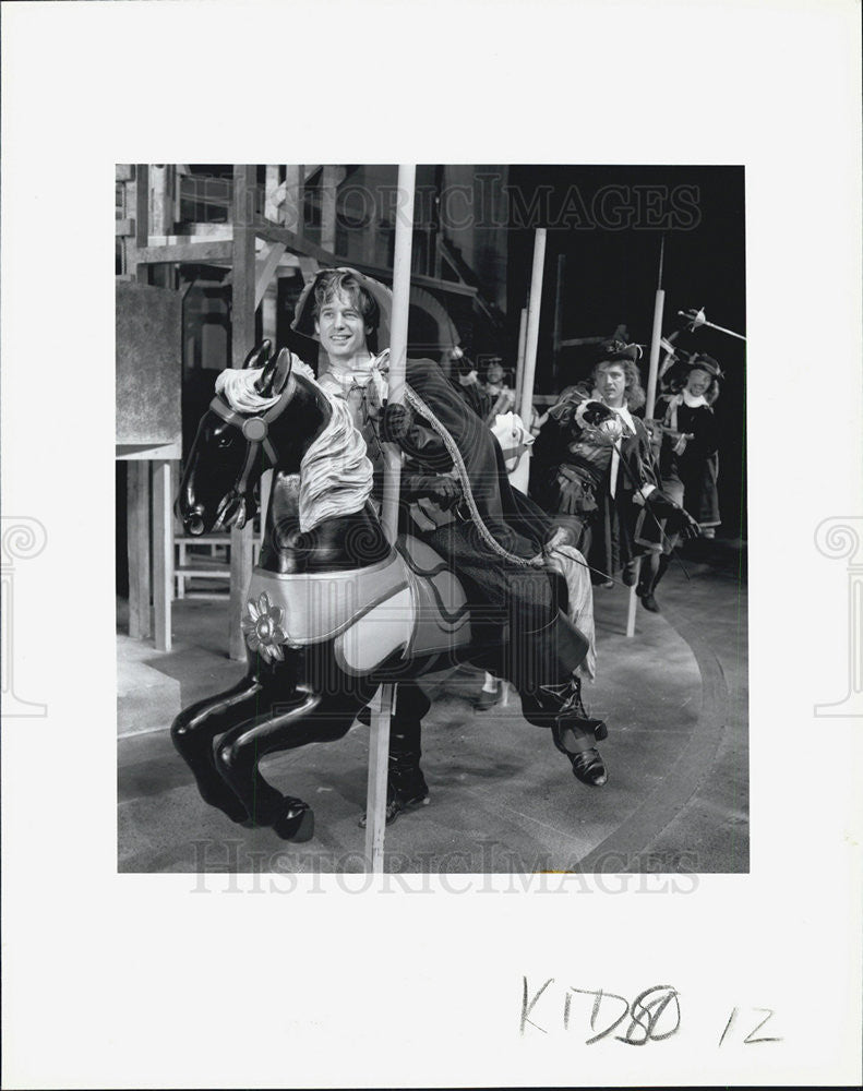 Press Photo Alexandre Dumas The Three Musketeers Timothy Altmeyer Matthew Loney - Historic Images