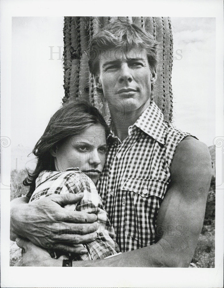 1977 Press Photo "White Line Fever" Kay Lenz, Jan-Michal Vincent - Historic Images