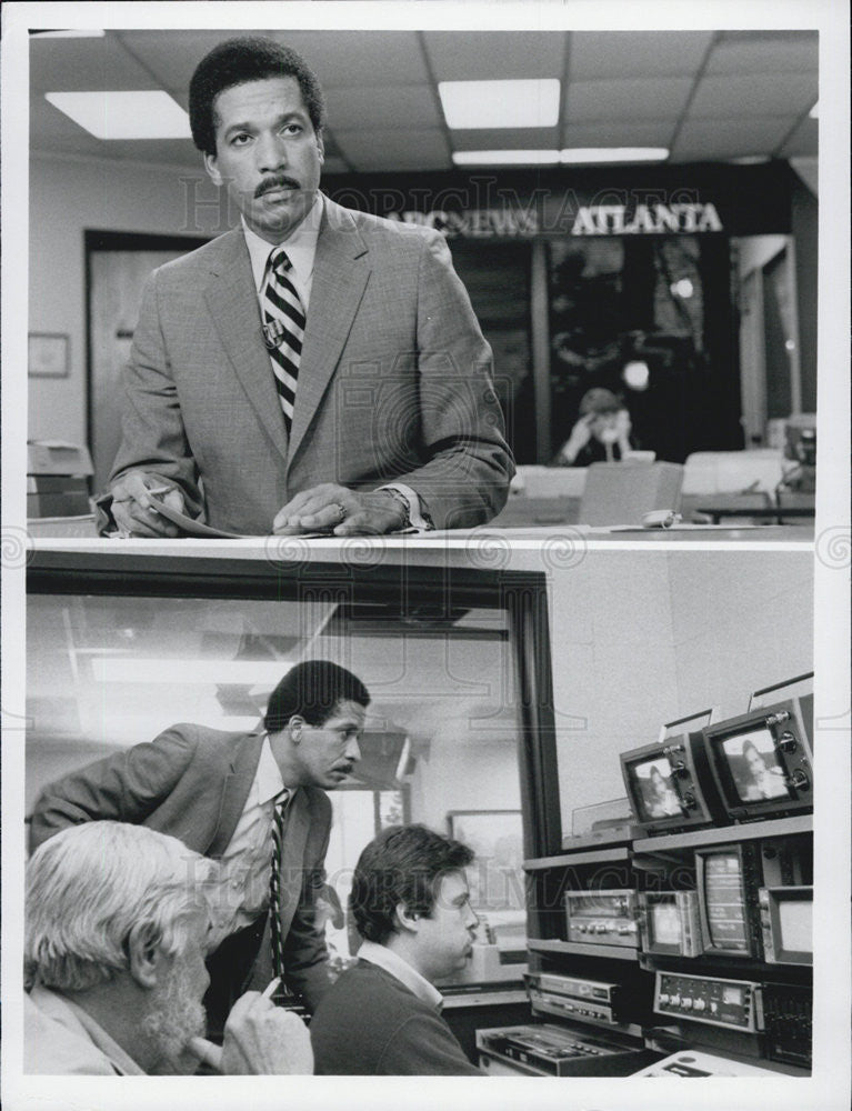 Press Photo Unknown Atlanta NBC News personality - Historic Images