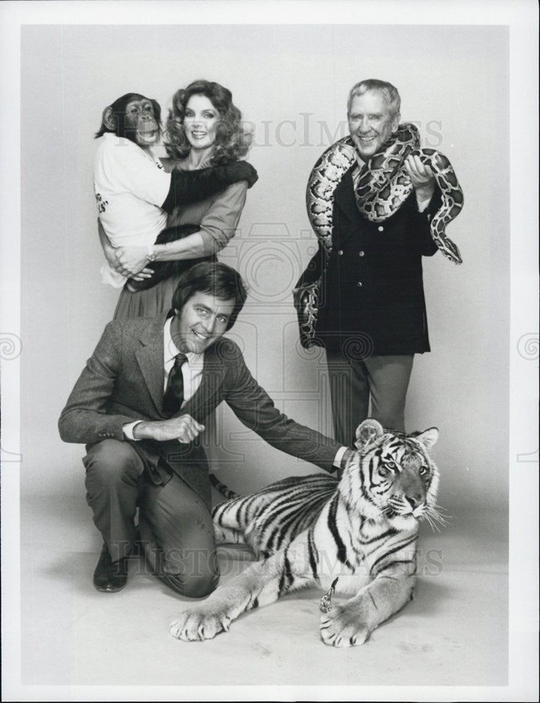 1980 Press Photo Those Amazing Animals Presley Stafford Meredith - Historic Images