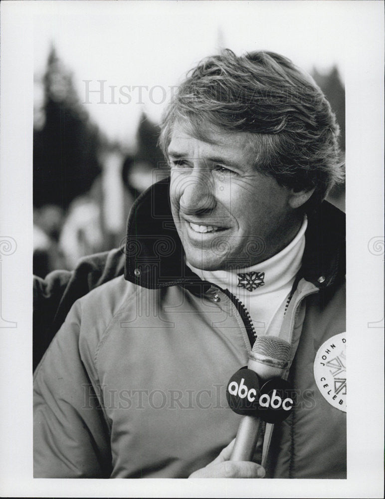 Press Photo ABC Sports Expert Commentator Bob Beattie - Historic Images