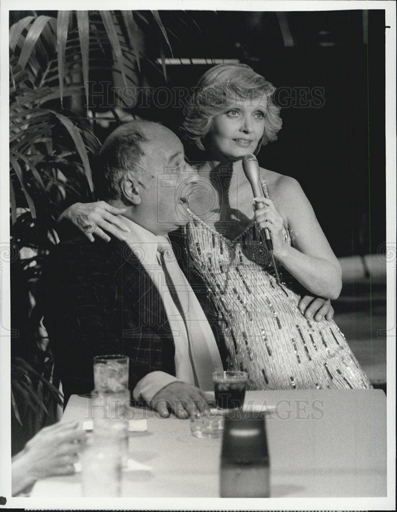 1983 Press Photo Vic Tayback , Florence Henderson in &quot;Alice&quot; - Historic Images