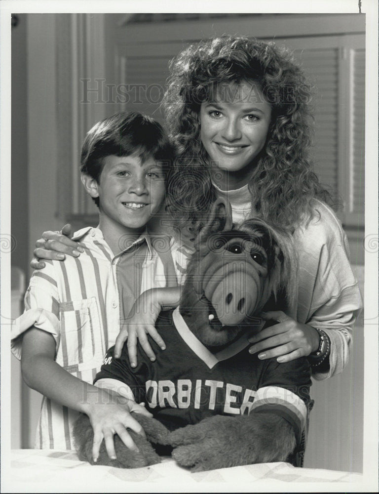 1988 Press Photo Andrea Elson Benji Gregory ALF - Historic Images