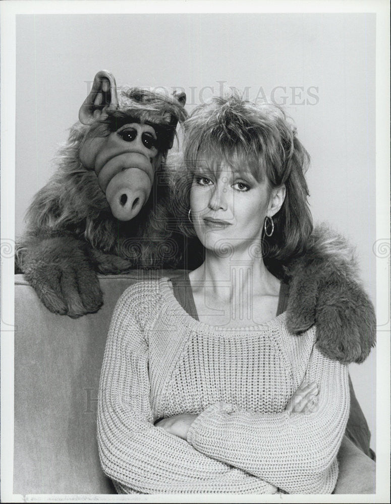 1986 Press Photo Anne Schedeen in &quot;ALF&quot; - Historic Images