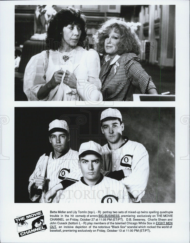 Press Photo Bette Midler, Lily Tomlin in "Big Business - Historic Images