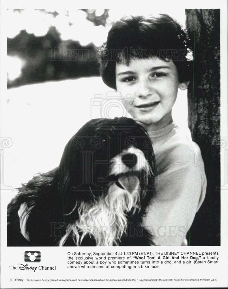 Press Photo Sarah Smart WOOF TOO! A GIRL AND HER DOG
