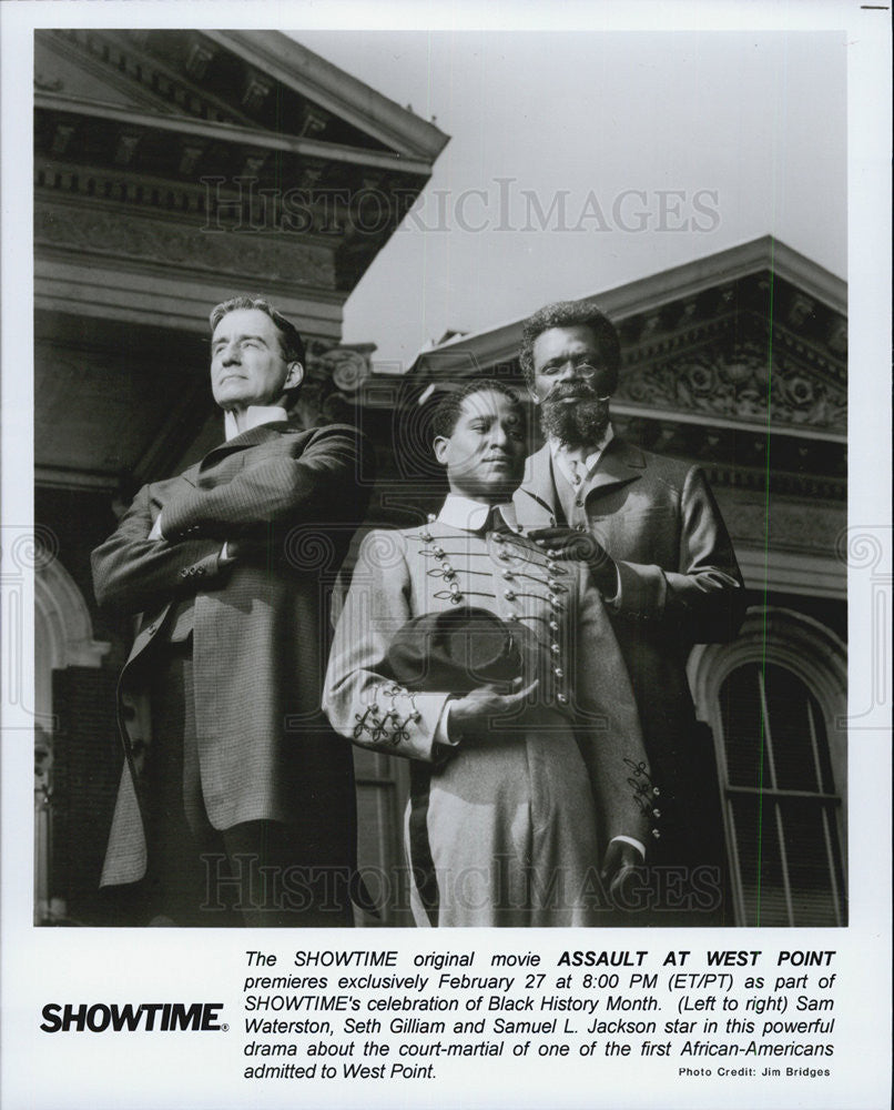 Press Photo Sam Waterston, Seth Gilliam, Samuel L. Jackson - Historic Images