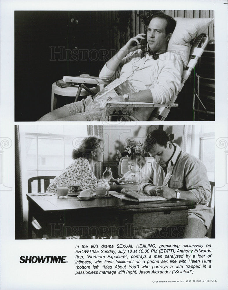 1993 Press Photo Showtime&#39;s &quot;Sexual Healing&quot; - Historic Images