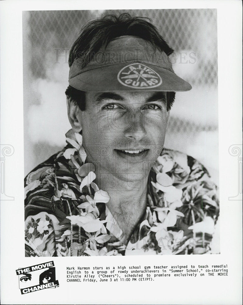 Press Photo Mark Harmon in "Summer School" - Historic Images