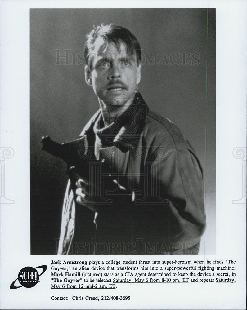 1991 Press Photo Jack Armstrong in "The Guyver" - Historic Images