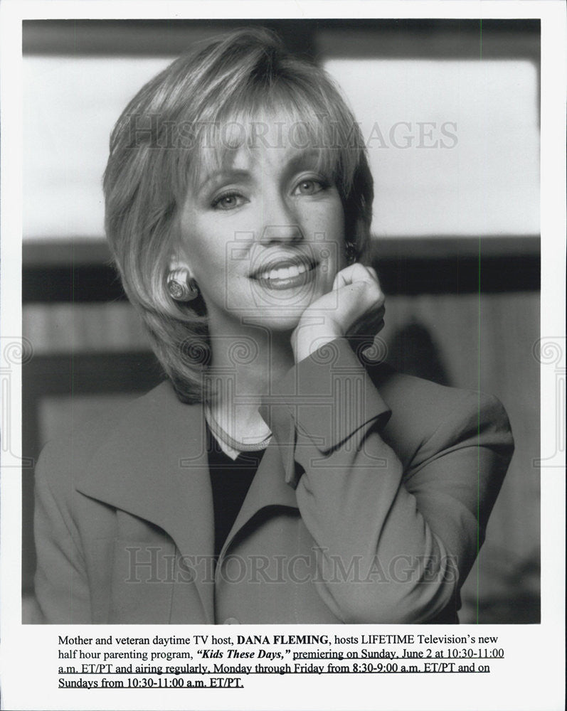 Press Photo Dana Fleming host Kids These Days - Historic Images