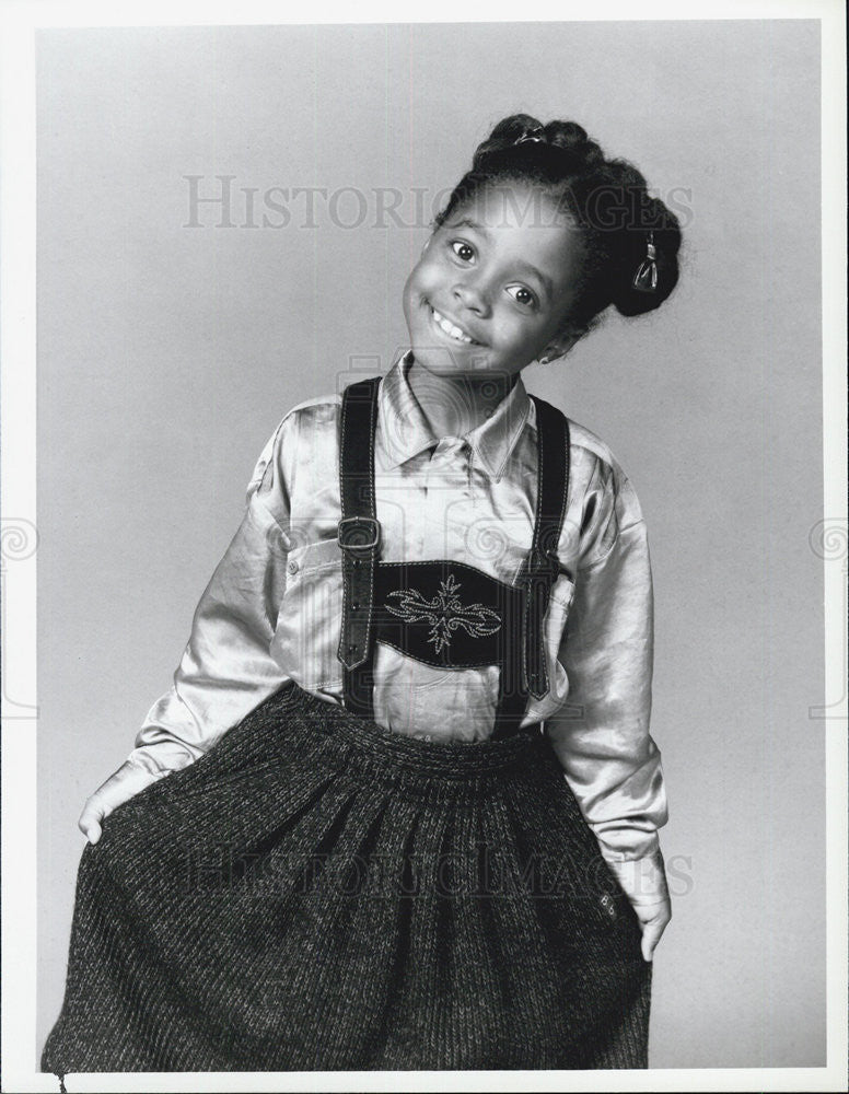 1986 Press Photo Keshia Knight Pulliam THE COSBY SHOW - Historic Images