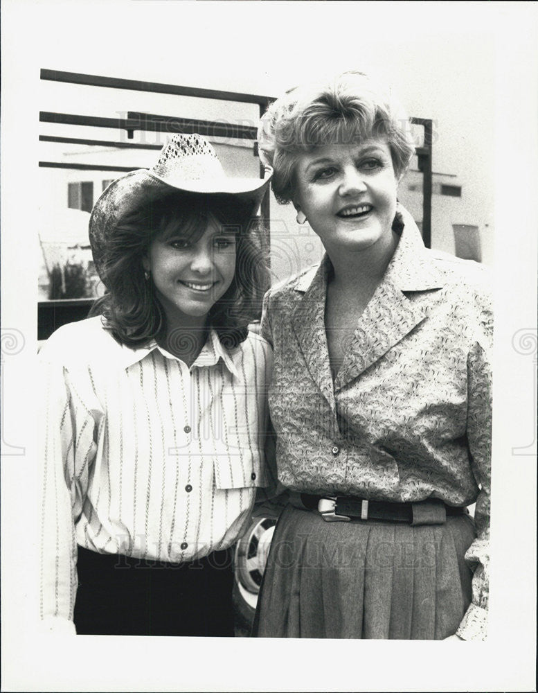 1988 Press Photo Angela Lansbury in &quot;Murder She Wrote&quot; - Historic Images