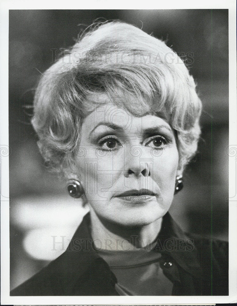 1987 Press Photo Barbara Ruch on &quot;Murder She Wrote&quot; - Historic Images