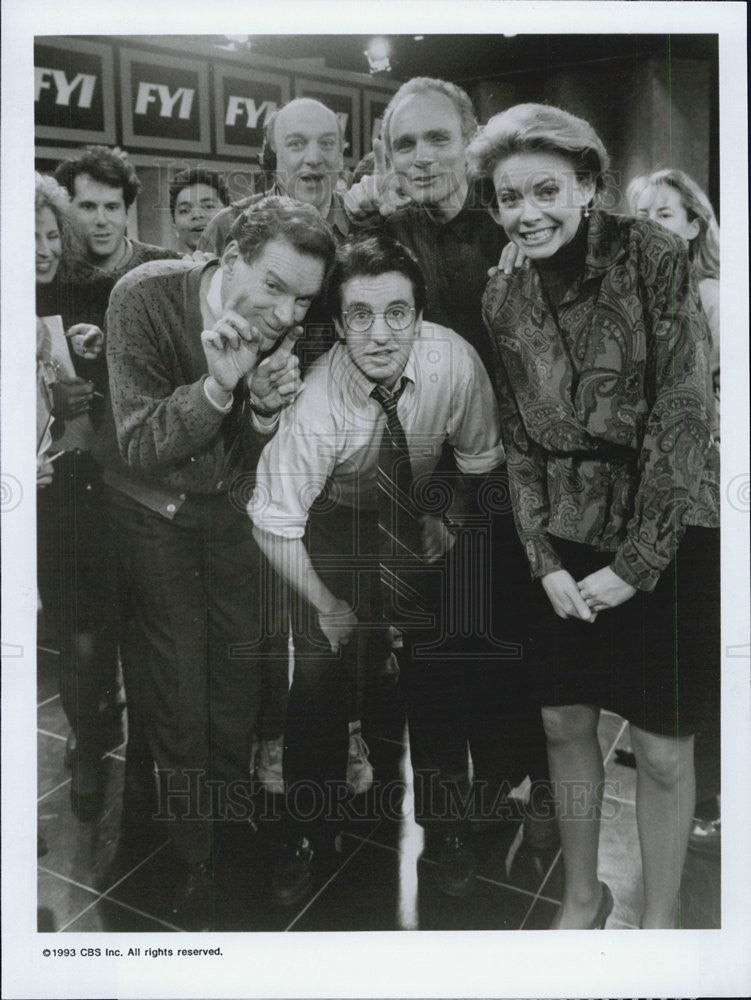 1993 Press Photo Cast of  &quot;Murphy Brown&quot; - Historic Images