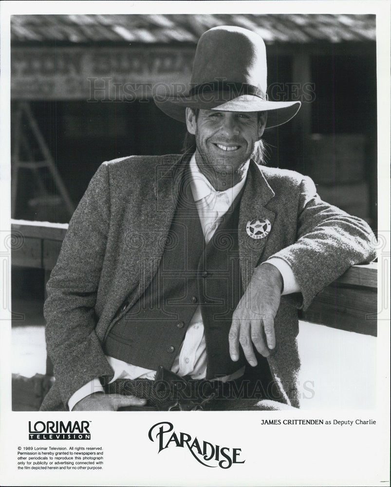 1989 Press Photo Actor James Crittenden - Historic Images