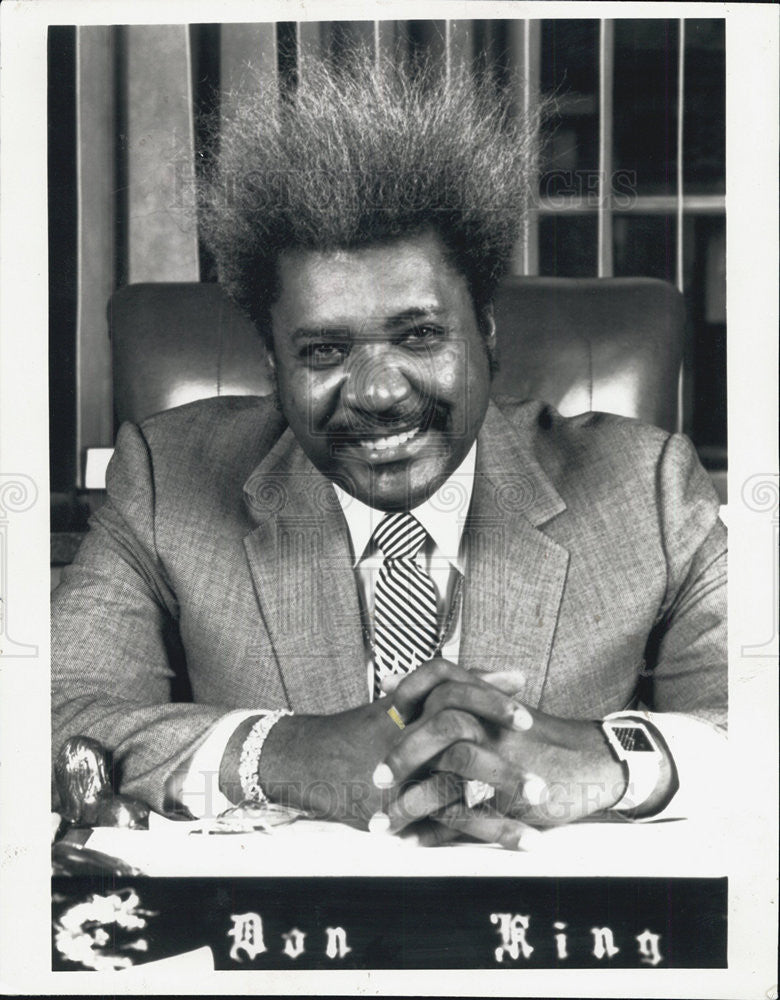 1990 Press Photo Don King - Historic Images