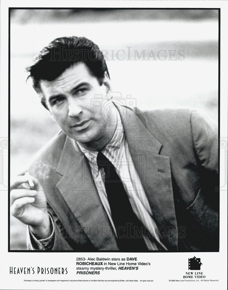 1996 Press Photo Alec Baldwin HEAVEN'S PRISONERS - Historic Images